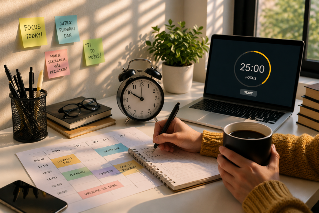 Produktivnost raste kad planiramo realistiฤno